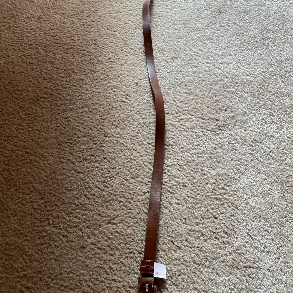 Leather belt